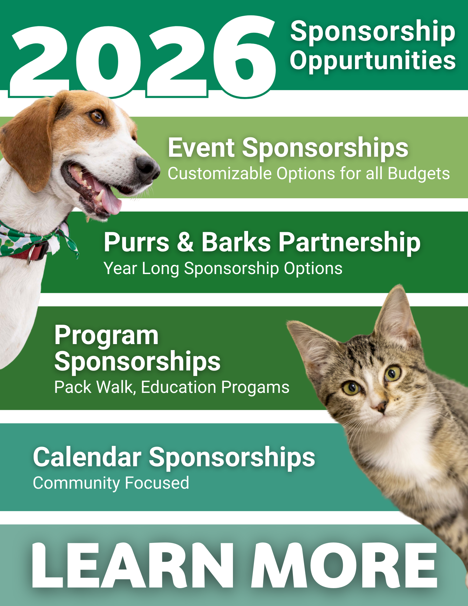 Learn more about our sponsorship options
