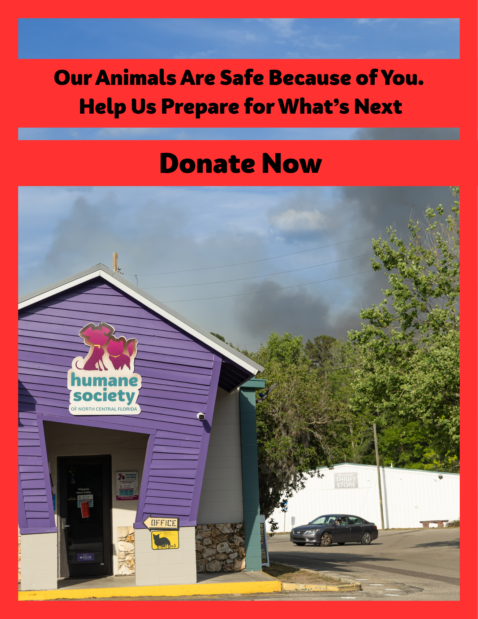 Brushfire - Donation plea