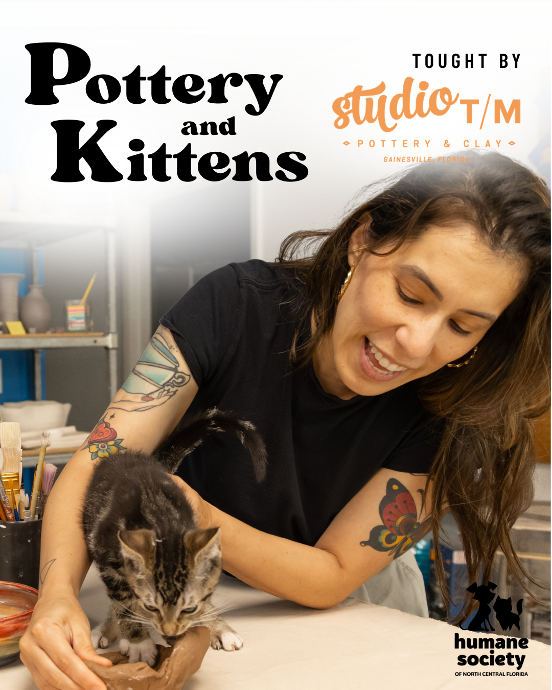 Whisker Workshop: Pottery & Kittens